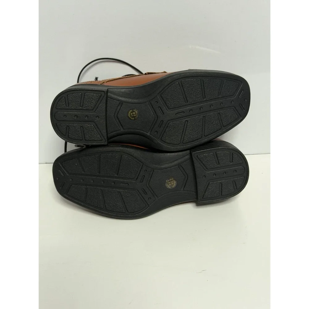 Strafford  Boys Size 11 Brown Lace Up Dress Shoes New in Box
